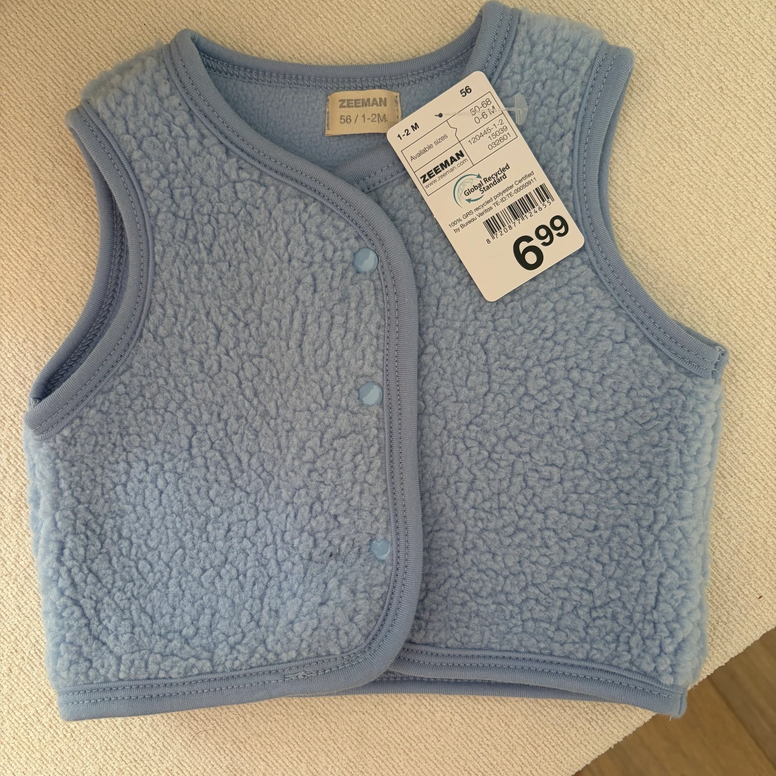 Nep bont gilet 